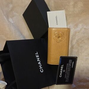 Chanel Metallic Gold Key Holder